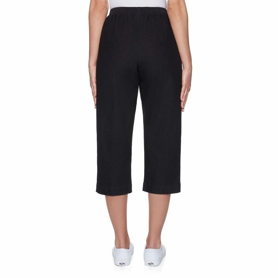 Crops & Capris * | Petite Alfred Dunner Pull-On Capri Jeans